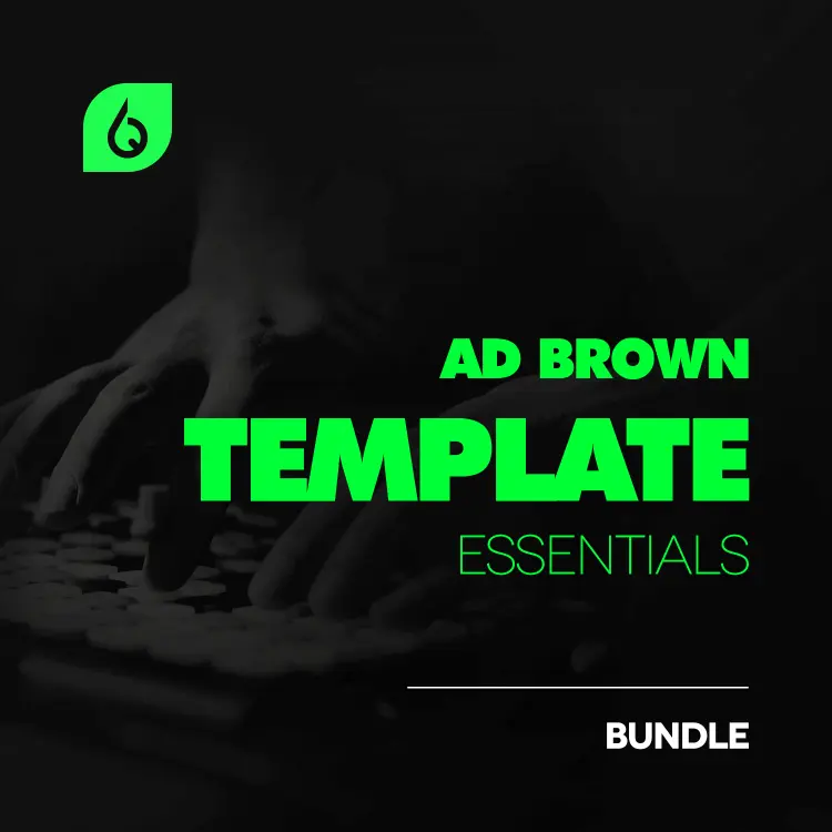 Ad Brown Template Essentials Bundle